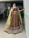Lnb1014 Chinon Digital Print Lehenga With Blouse Dupatta Bulk Ordesr In India